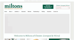 Desktop Screenshot of miltonsjewellers.com